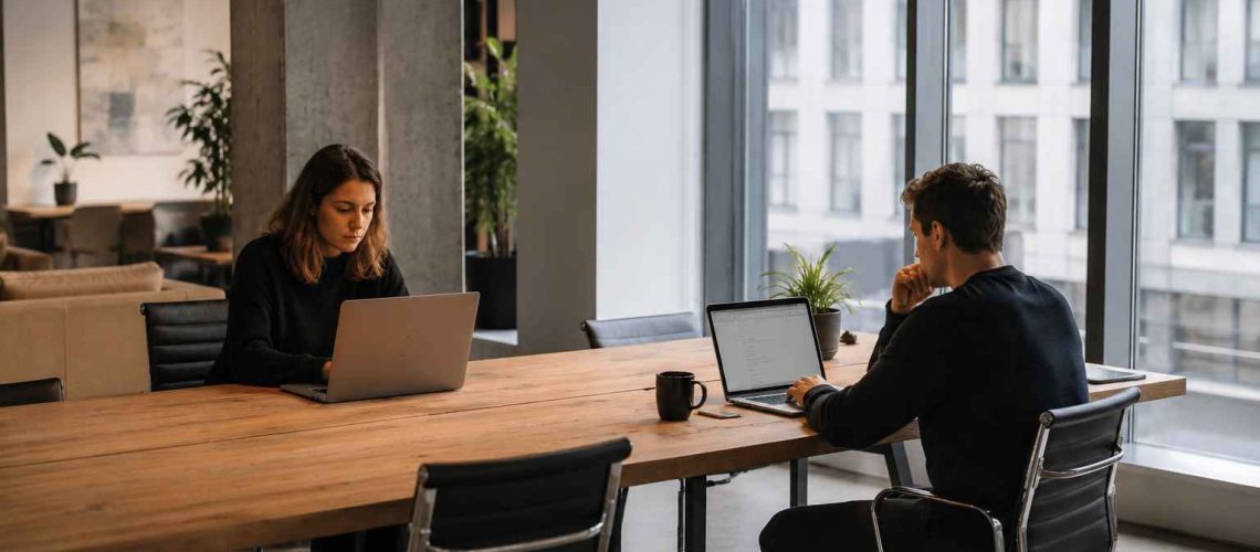 modern shared workspace